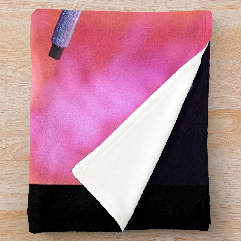 Soft and comfortable plush blanket featuring Taylor Swift's aesthetic