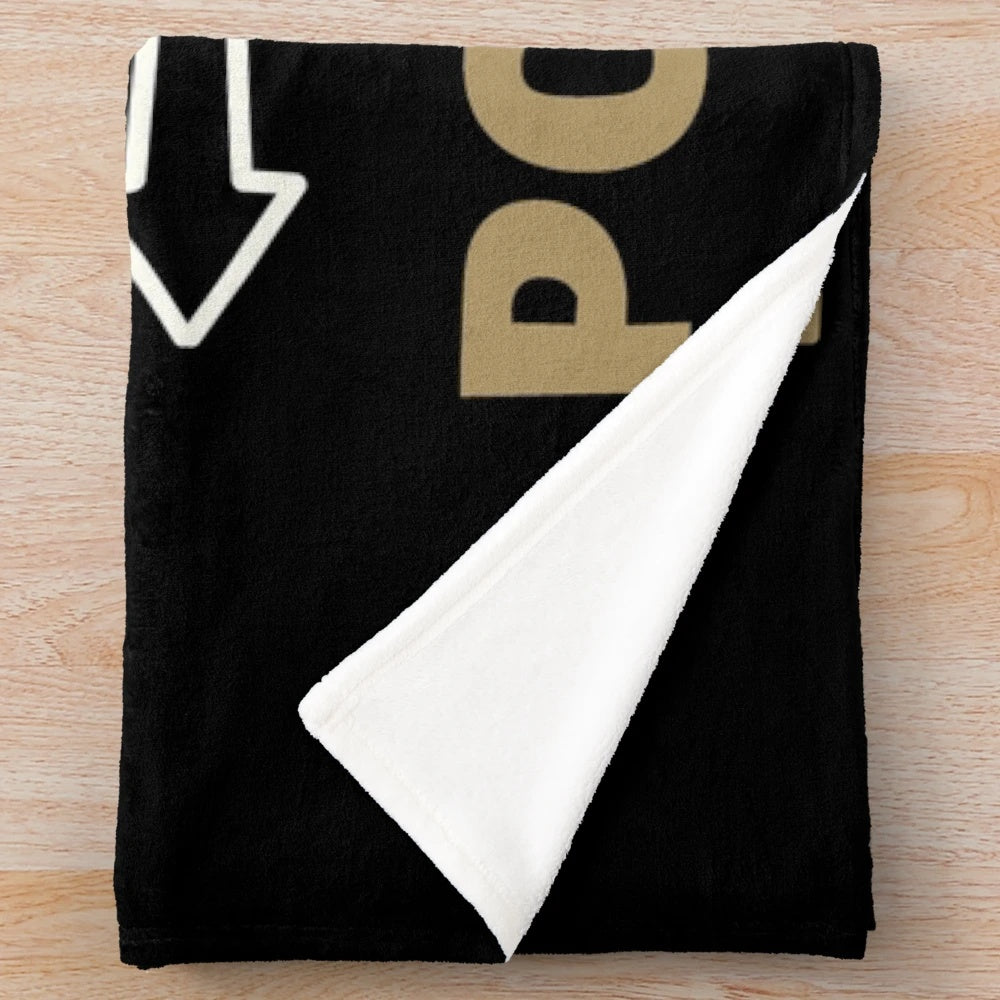 Plush blanket with text "Teachers Make All Jobs Possible" for teachers and students