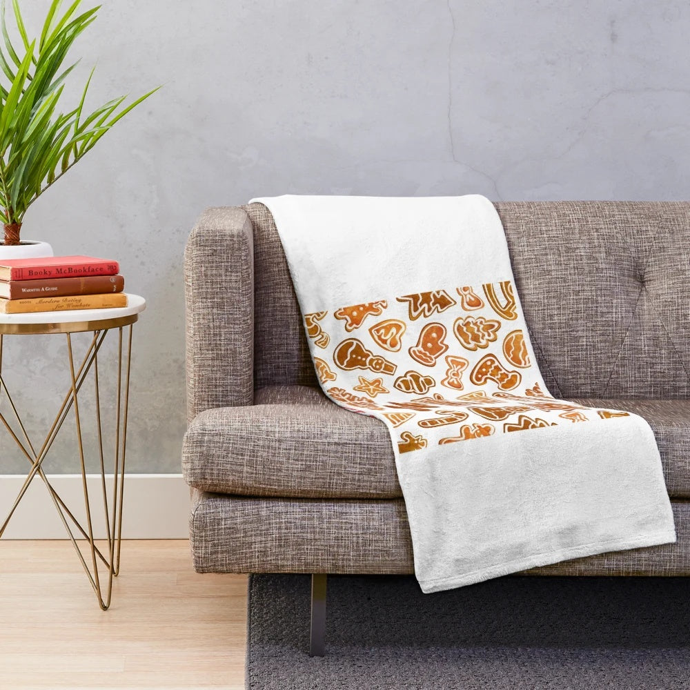 Plush blanket featuring a tech support and programming-themed design