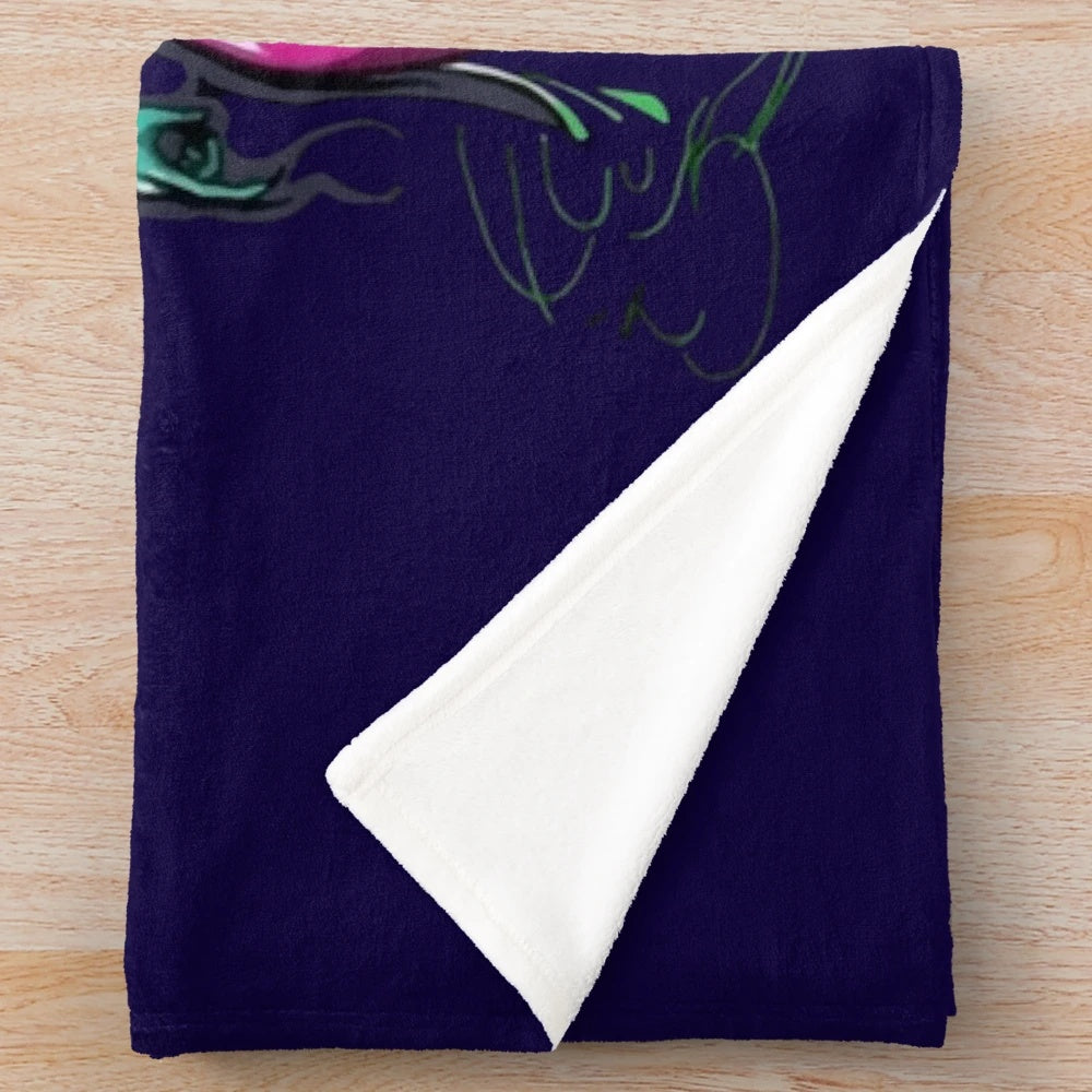 Cozy plush blanket for teens