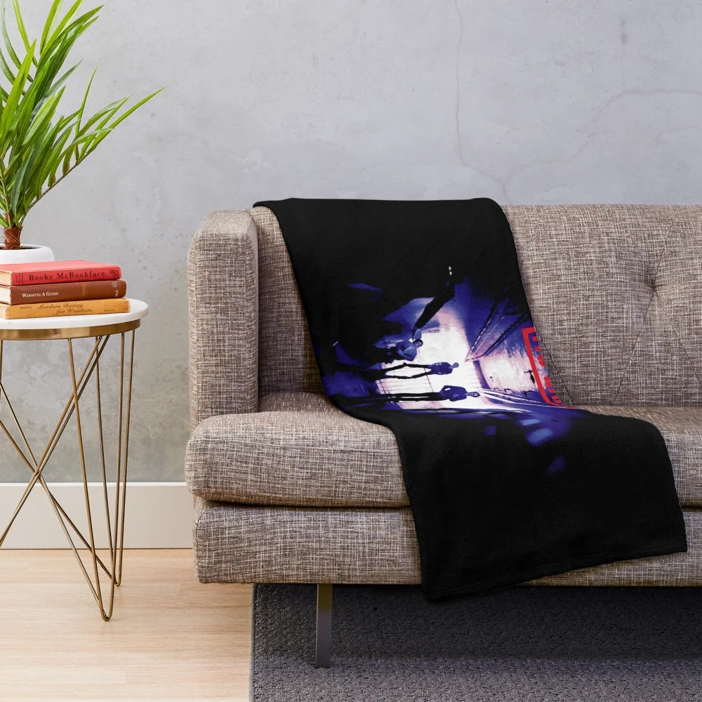 Soft and Cozy Plush Blanket featuring The Angels Band "NO EXIT" Artwork