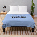 Soft, plush blanket with "World's Best Art Teacher" design