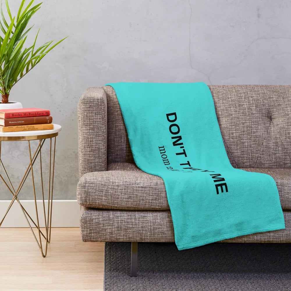 Plush blanket with "Best Mom Ever" design for mothers day