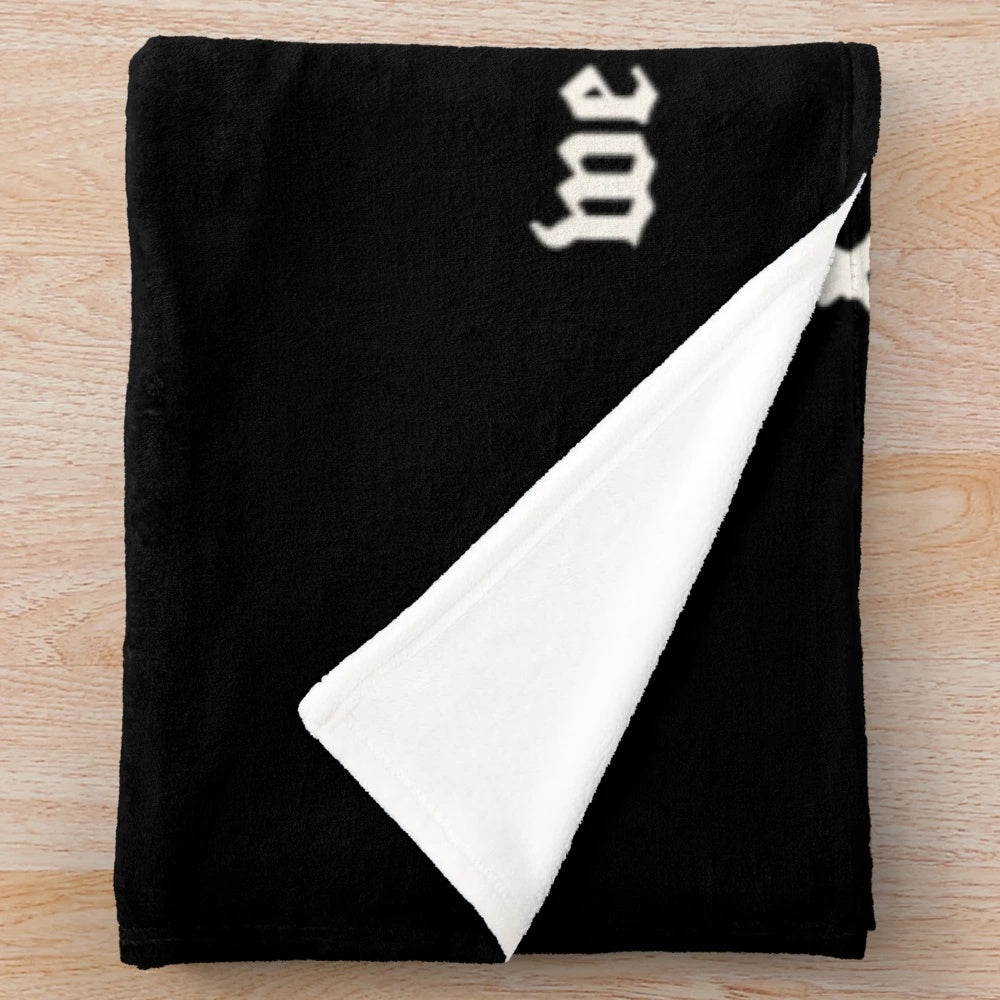 The Casualties band logo printed on a soft, plush blanket