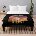 Soft, plush blanket with "Best Mom in the History of Ever" design