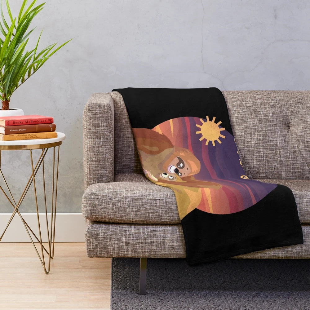Soft, plush blanket with "Best Mom in the History of Ever" design