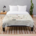 Cozy plush blanket with a humorous "Kevin's Battle Plan" design