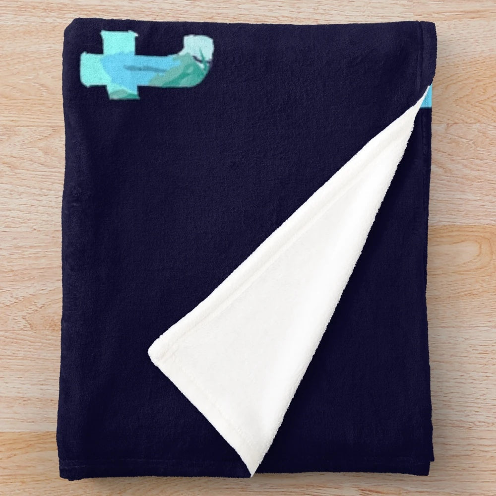 Plush blanket with abstract pattern for the retiring art teacher