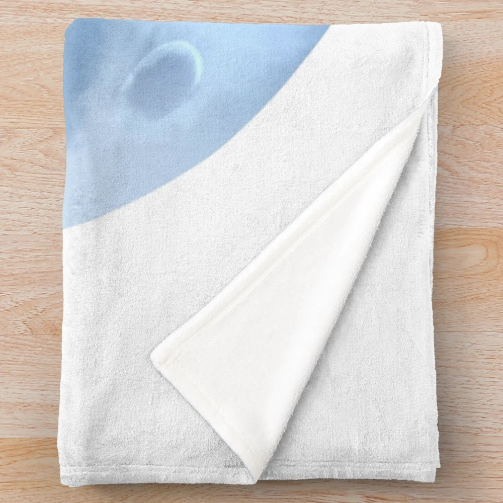 Soft and Warm Plush Blanket with Warrior Cat Design