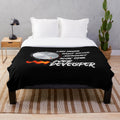 Cozy plush blanket with funny web developer graphic design