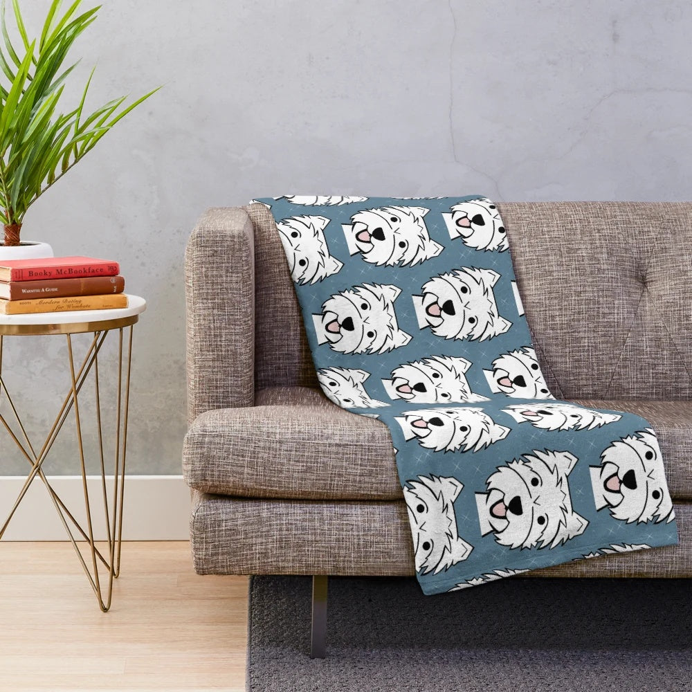 West Highland Terrier Plush Blanket