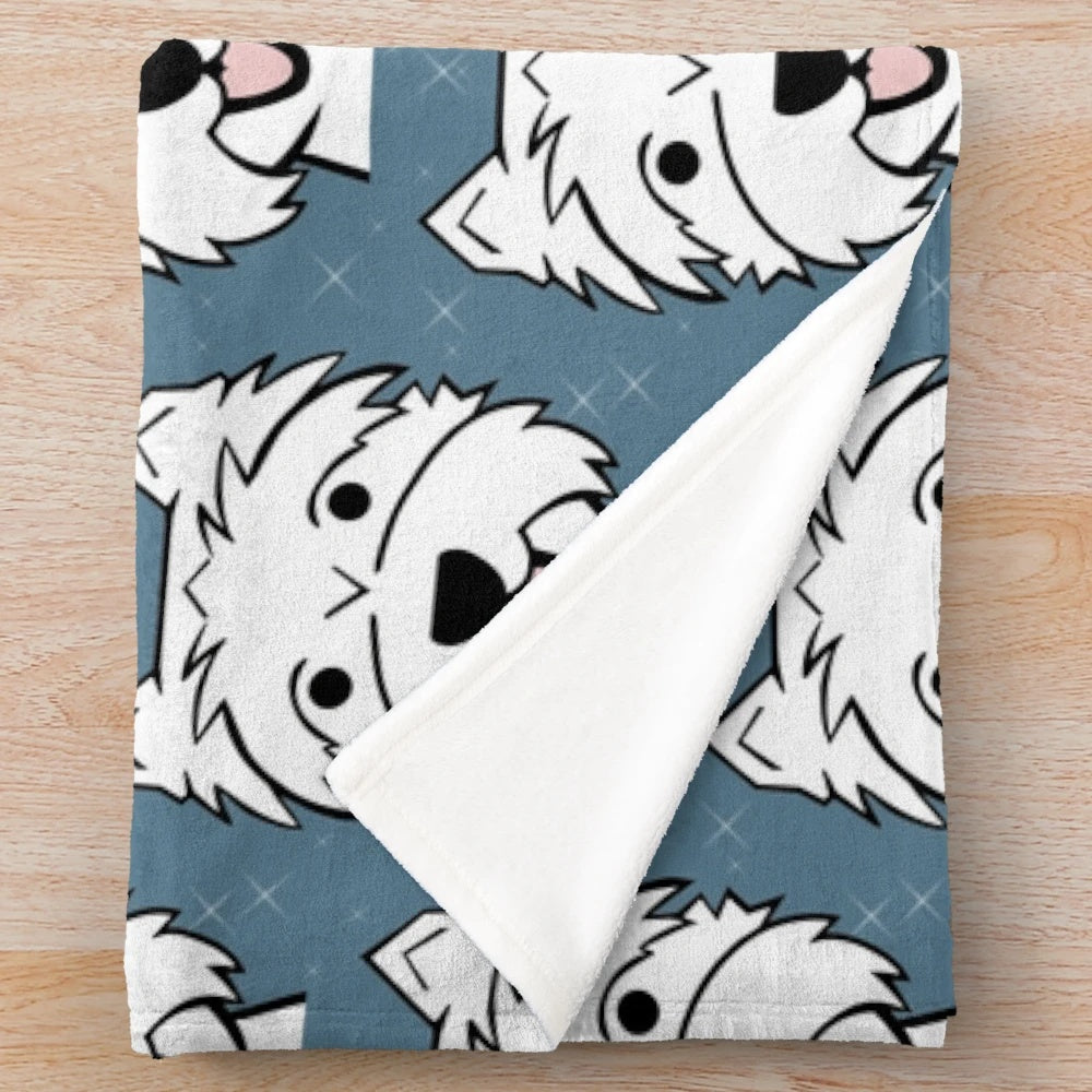 West Highland Terrier Plush Blanket
