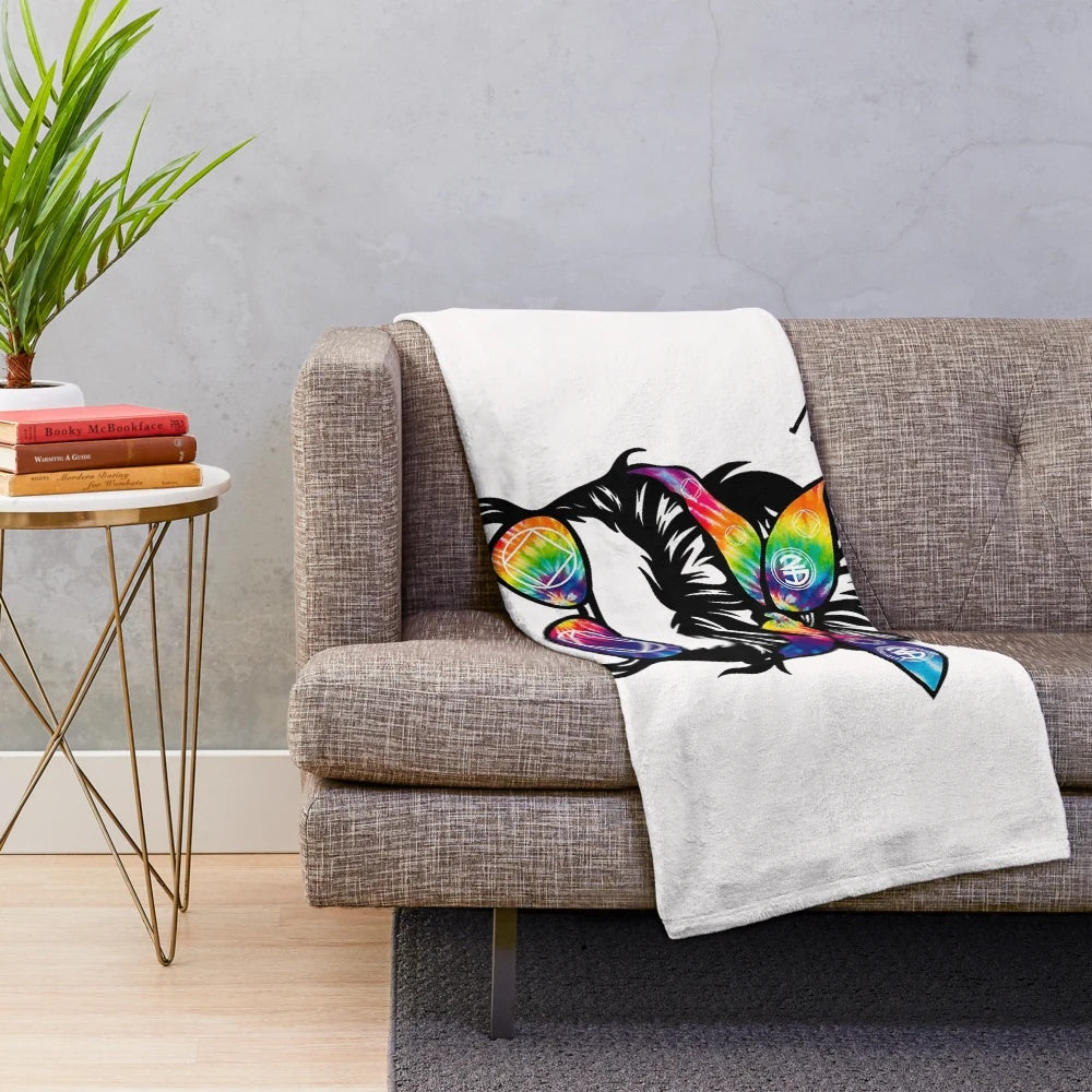 Soft and comfy plush blanket for women's recovery and sobriety