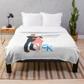 Cozy plush blanket featuring the cover of "Forbidden Harmony" by Elizabeth Kelly