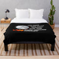 Plush blanket with a funny and badass speech language pathologist graphic