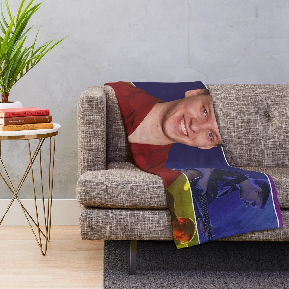 Soft and plush blanket with george tour 2021 ezra concert kokbisa design
