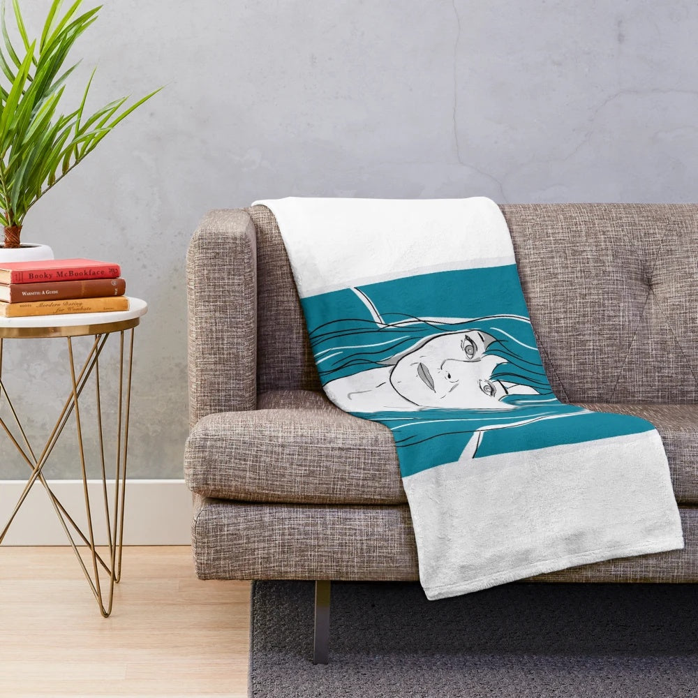 Plush blanket with cinematic design
