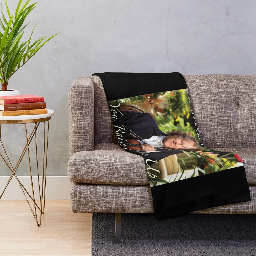 Plush blanket featuring album cover art from André Rieu's music