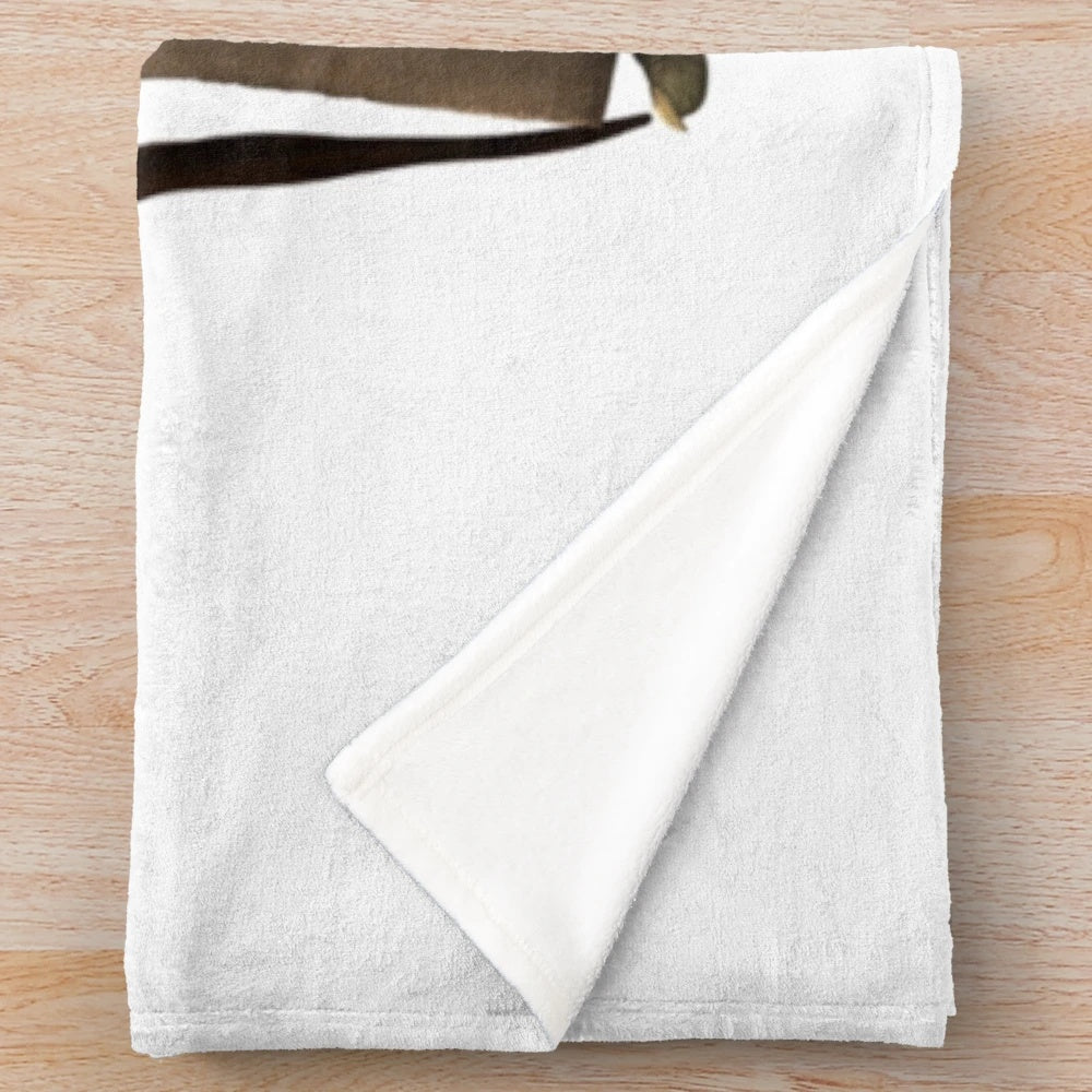 Plush, soft, and movie-inspired blanket with a humorous design