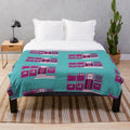 Plush blanket inspired by cinema studios