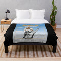 Plush blanket featuring classic movie 'Cinema Paradiso' imagery and design