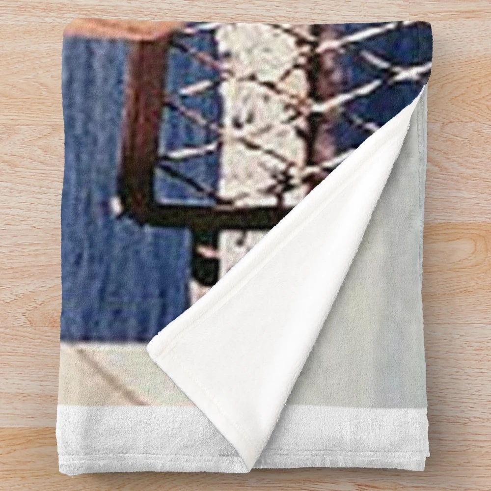 Plush blanket featuring the iconic Italian actress Monica Vitti