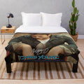 Chris Young Signature Plush Blanket with Vintage Country Artwork
