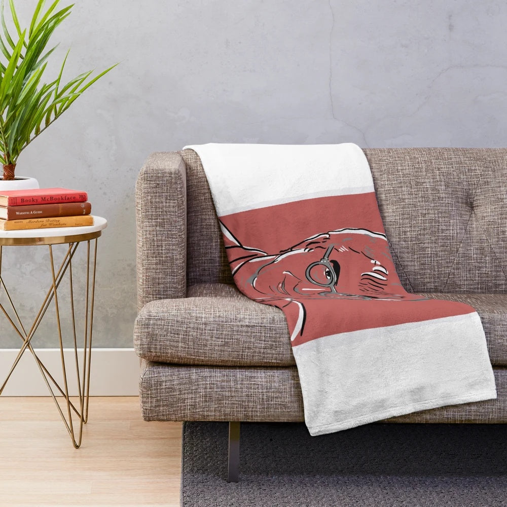 Plush blanket featuring Atom Egoyan, renowned Canadian filmmaker