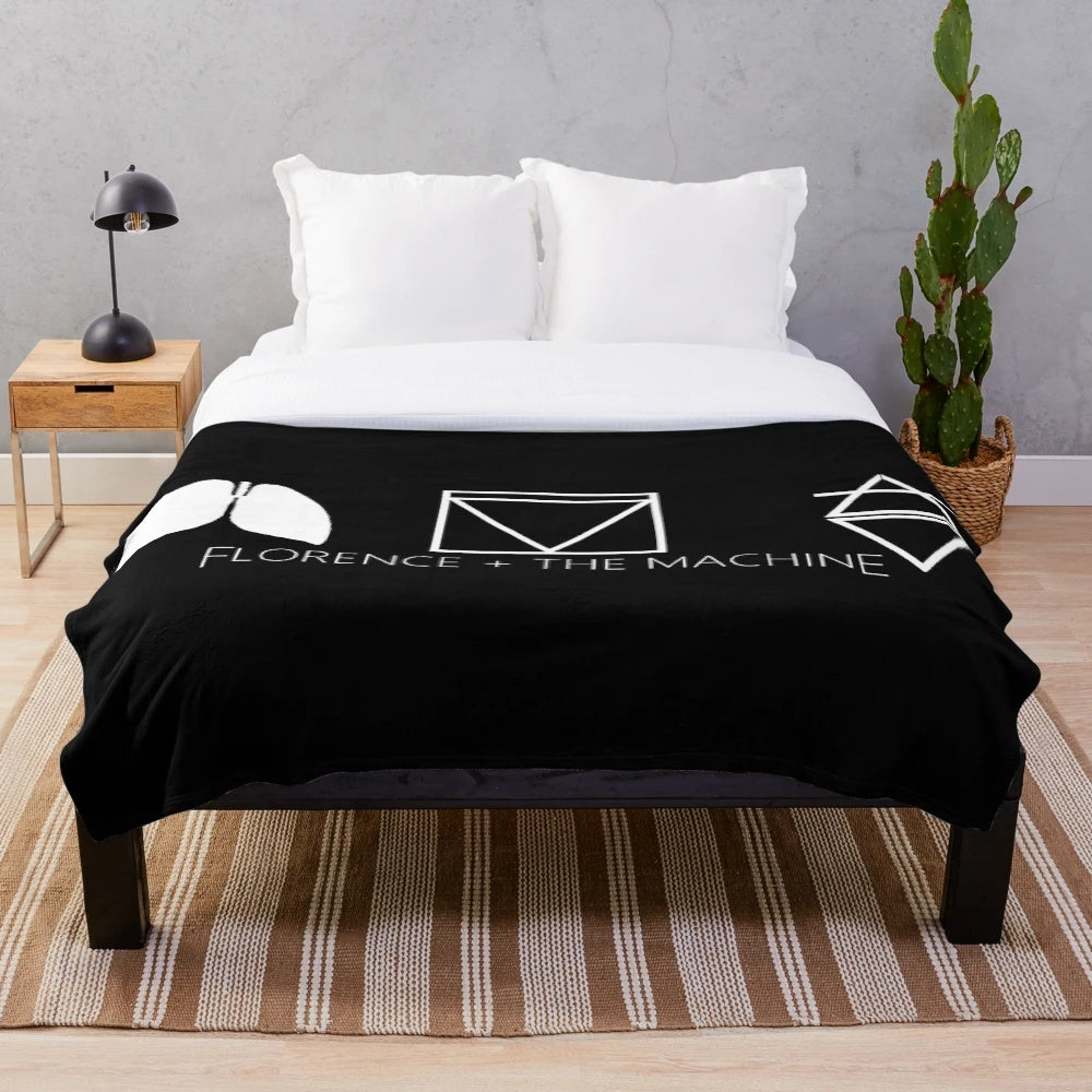 Soft, plush blanket featuring the music of Florence and the Machine