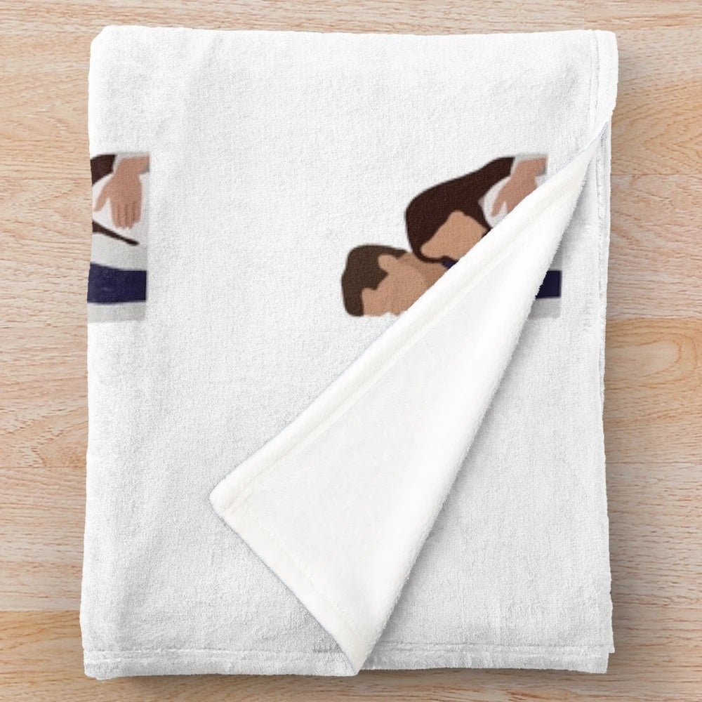 Soft and Plush Blanket Featuring Lexie Grey and Mark Sloan from Grey's Anatomy