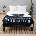 Plush blanket featuring the Hollywood Deep Vampires 2021 tour design