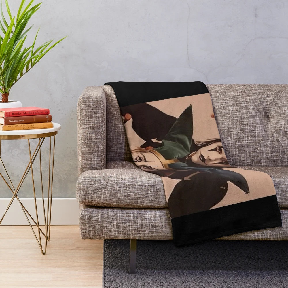 Plush blanket featuring the aesthetic of indie band The Garden