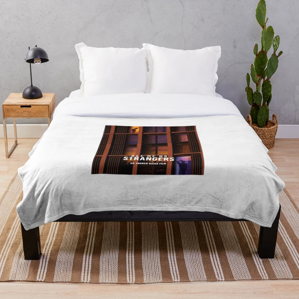 Plush blanket featuring the indie film "All of Us Strangers" from Saltburn