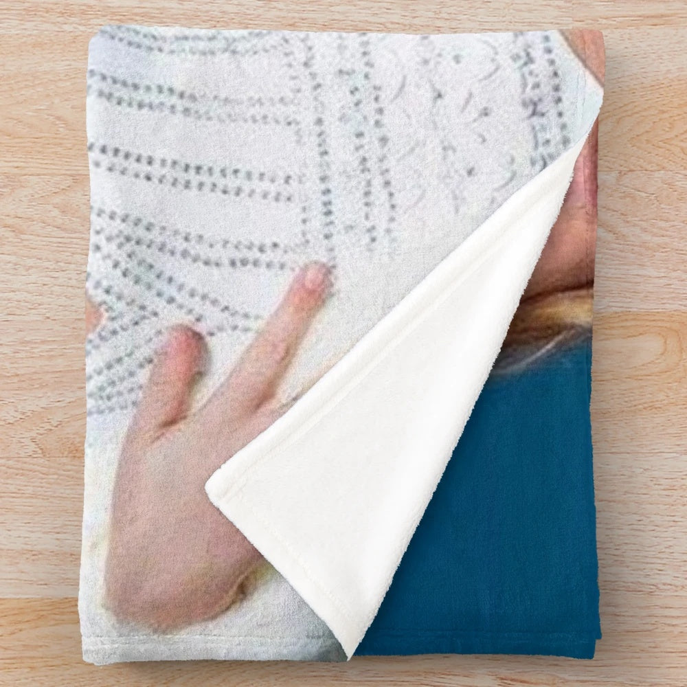 Kate Upton-inspired plush blanket