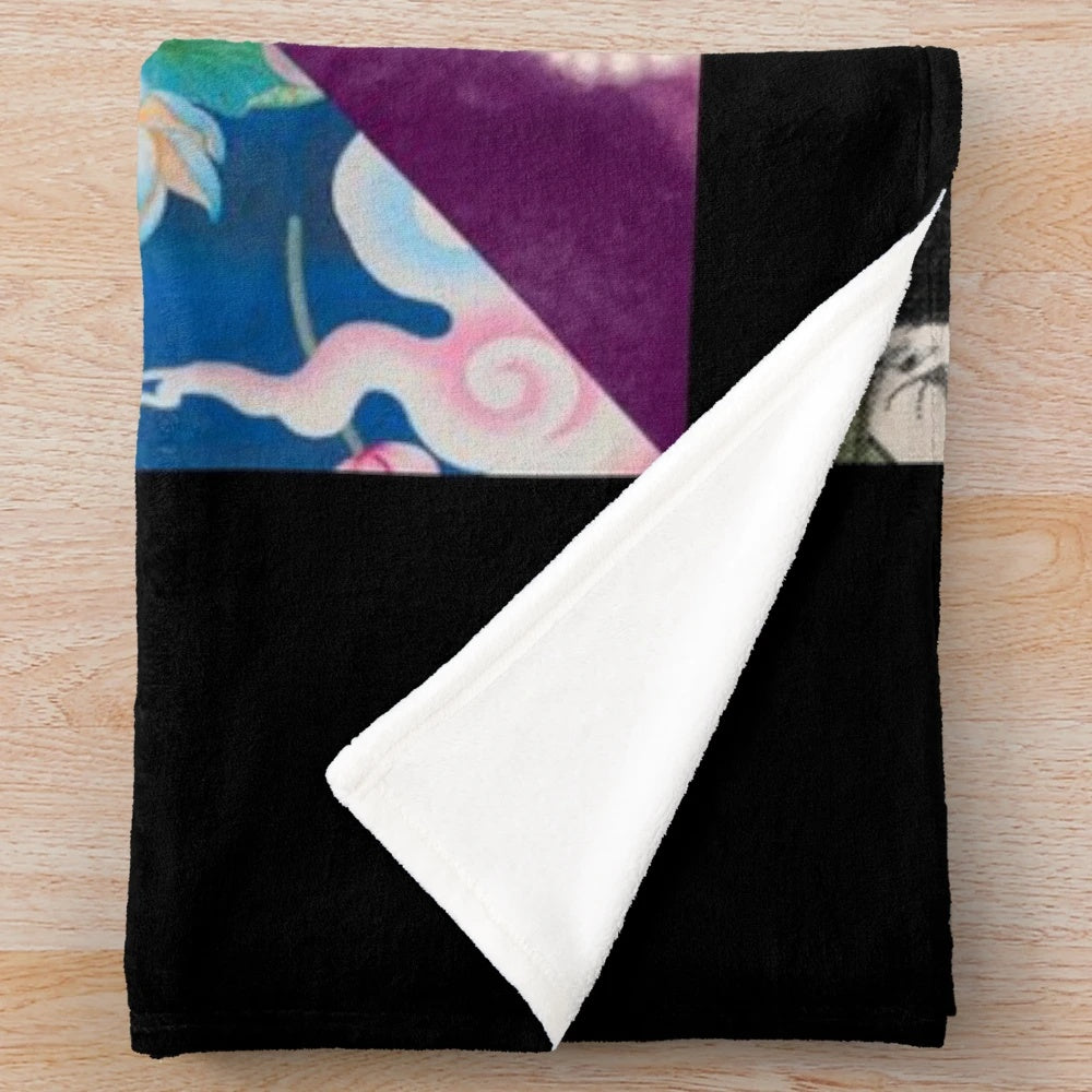 Soft plush blanket with Mika music and Michael Holbrook design
