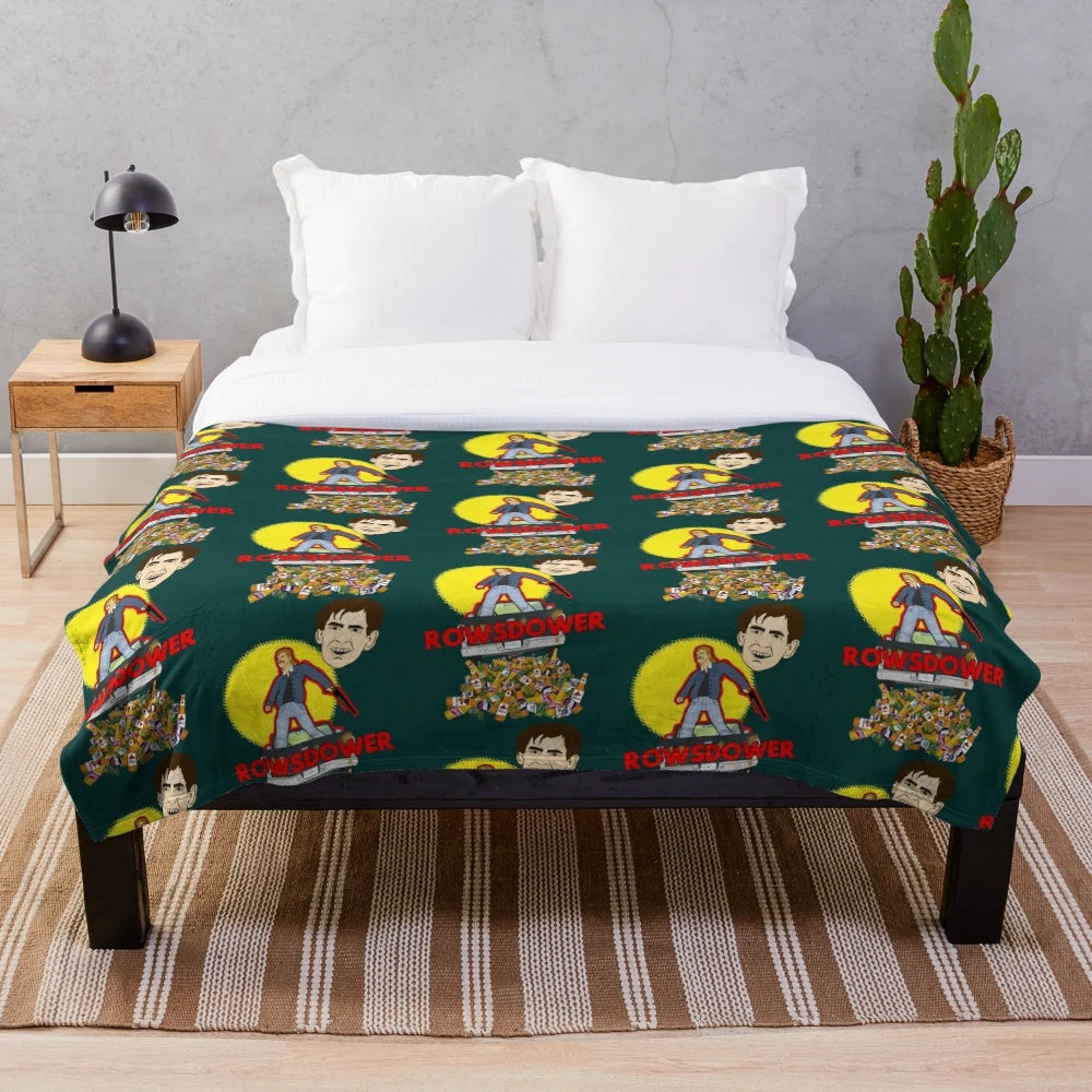Soft plush blanket featuring characters from the classic sci-fi comedy TV series Mystery Science Theater 3000