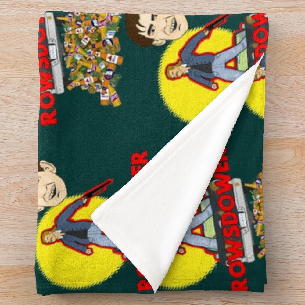Soft plush blanket featuring characters from the classic sci-fi comedy TV series Mystery Science Theater 3000