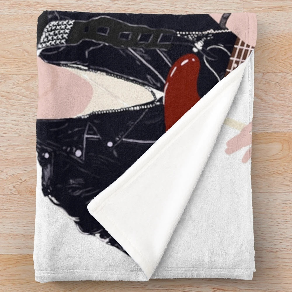 Soft plush blanket featuring the cast of the Netflix series Julie and the Phantoms