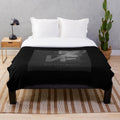 Plush blanket featuring the NF logo and design