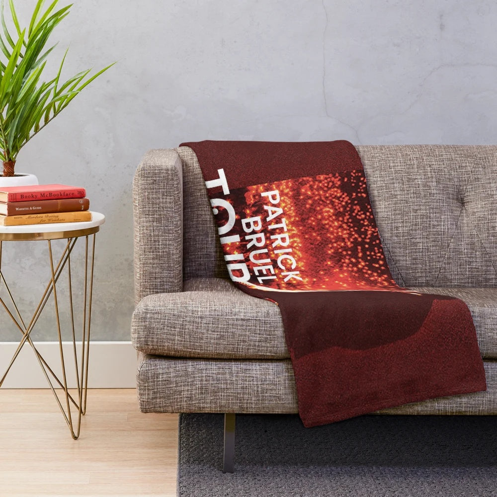 Soft and Comfortable Plush Blanket Featuring Patrick Bruel's Music