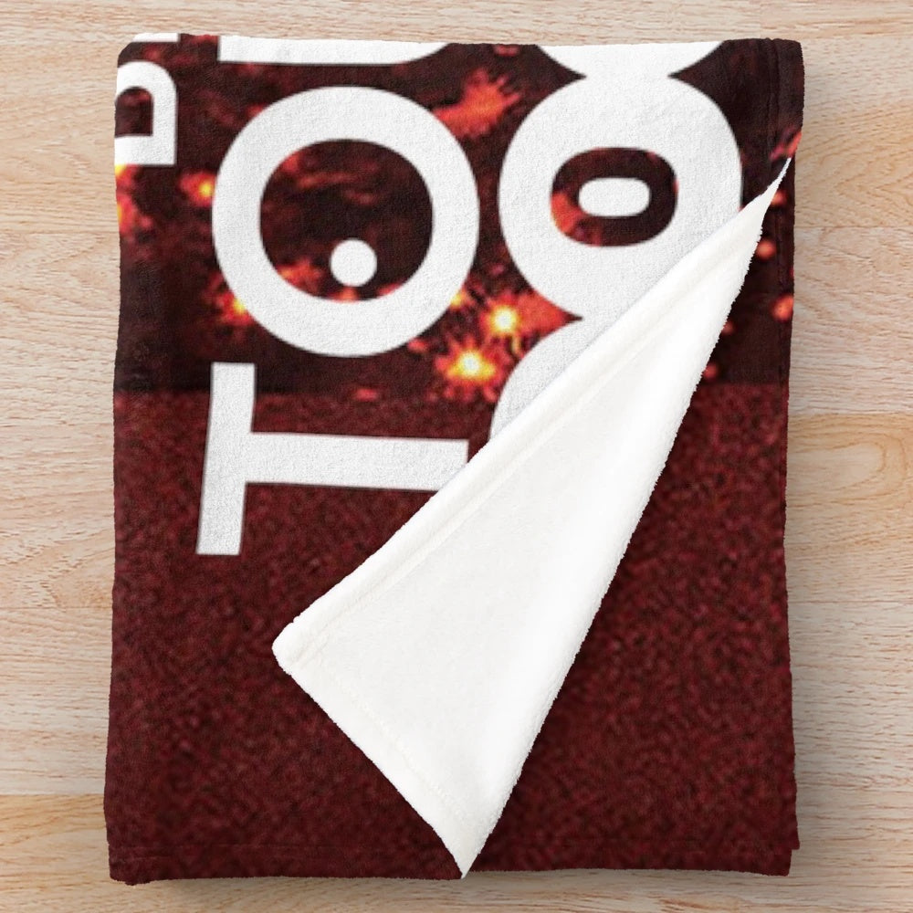 Soft and Comfortable Plush Blanket Featuring Patrick Bruel's Music