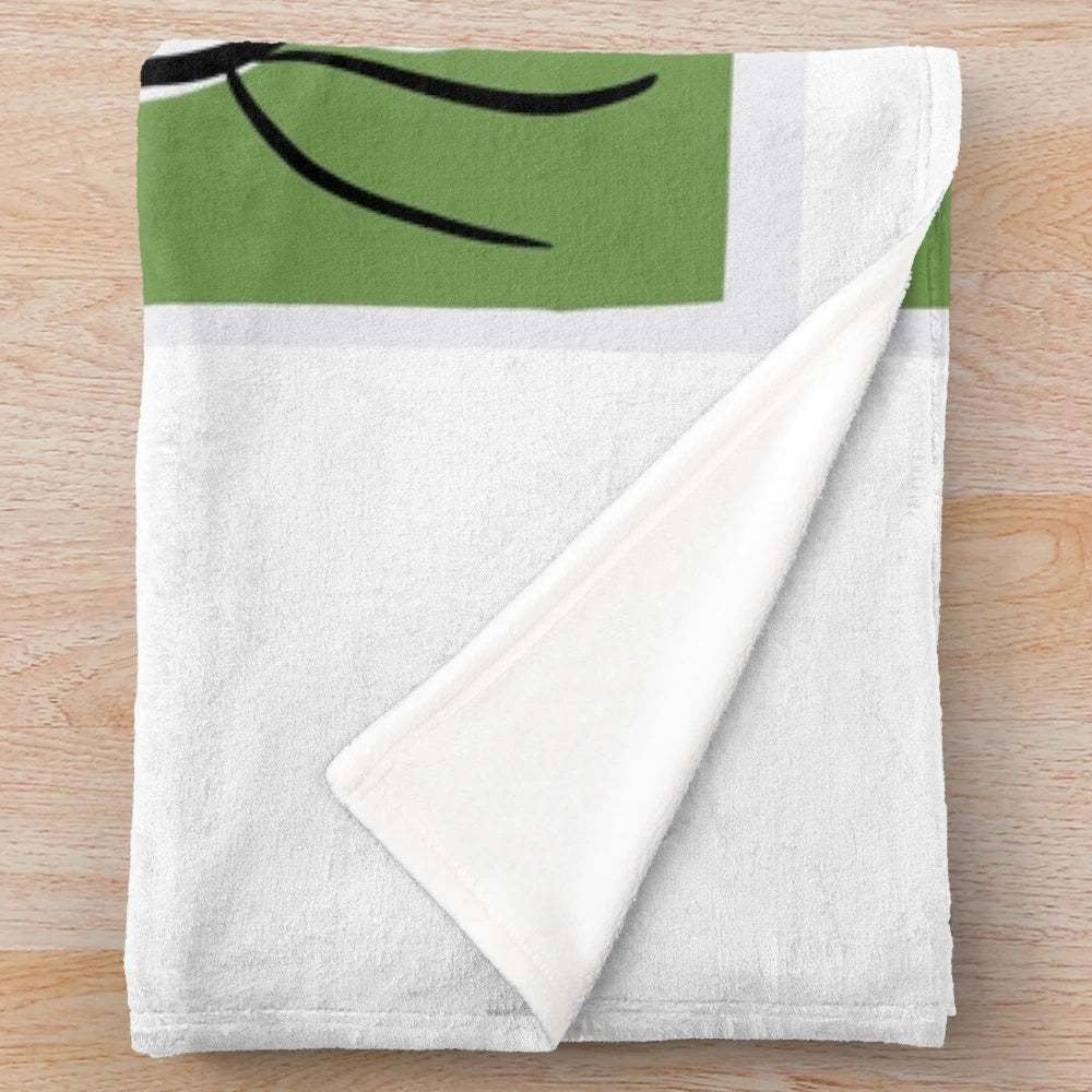 Cozy plush blanket with world cinema-inspired design