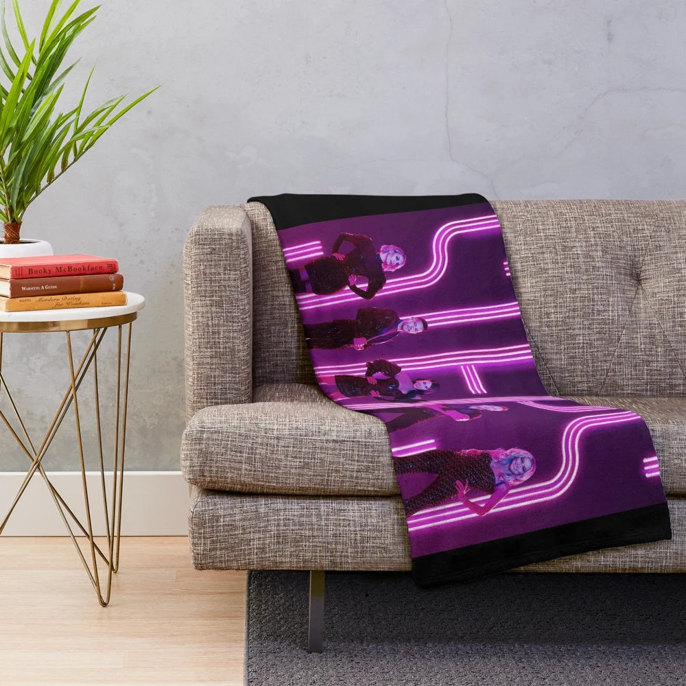 Plush blanket inspired by Steps "What the Future Holds" 2021 tour