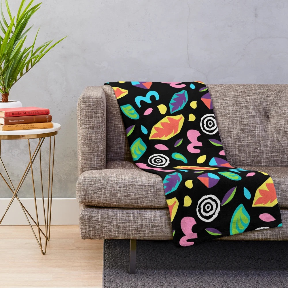 Cozy plush blanket featuring Stranger Things Eleven pattern