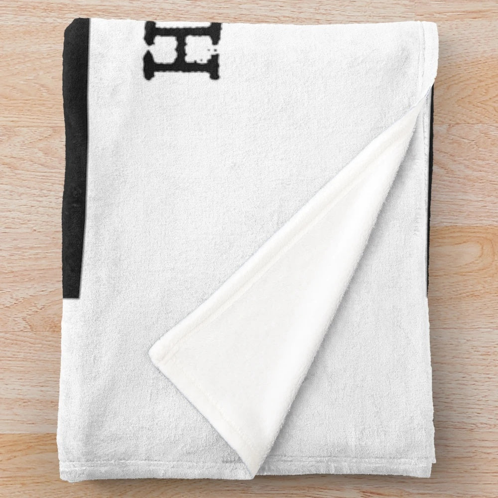 Plush blanket featuring the Beatles' classic song "Hey Jude