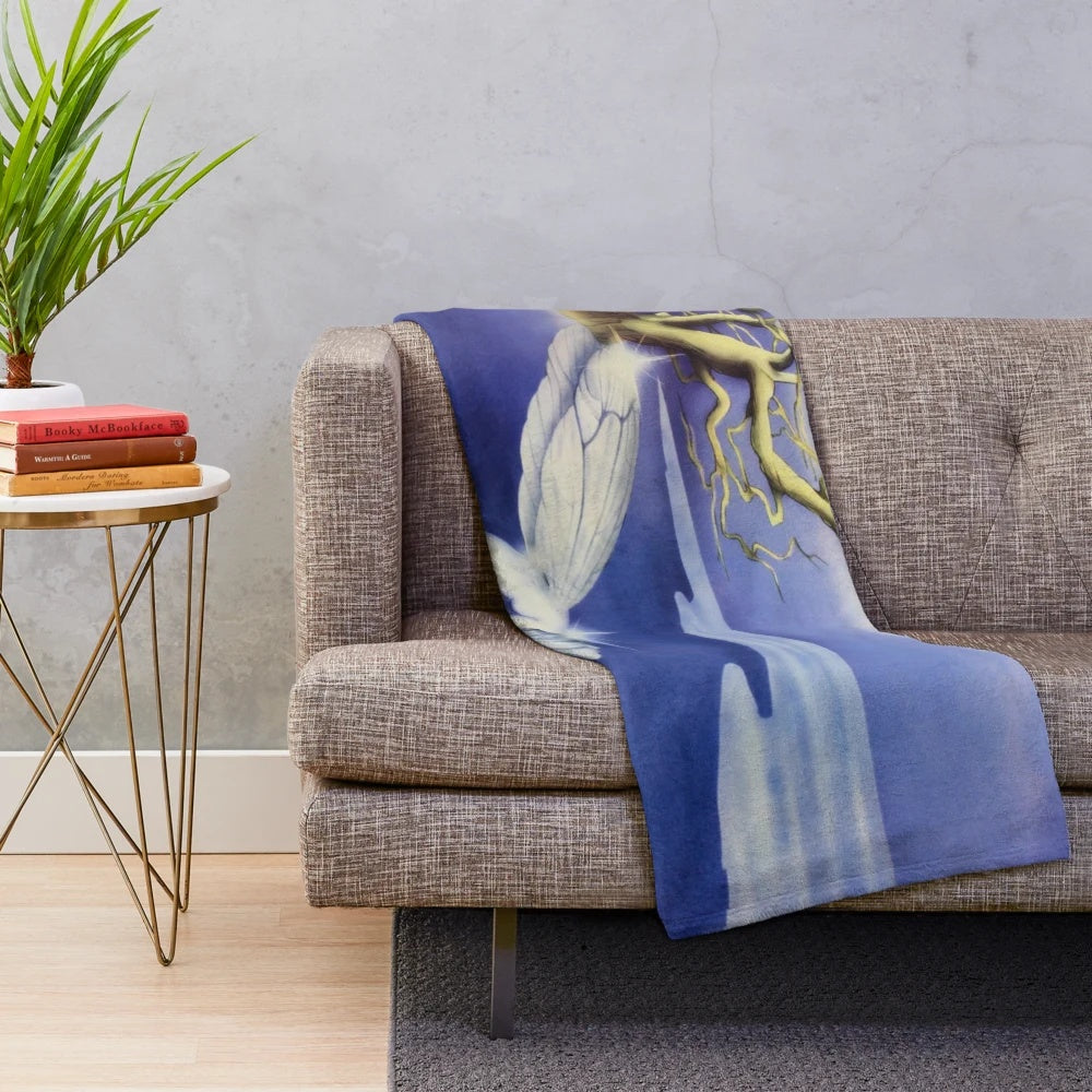 Plush fairy-themed blanket with soft, cozy design