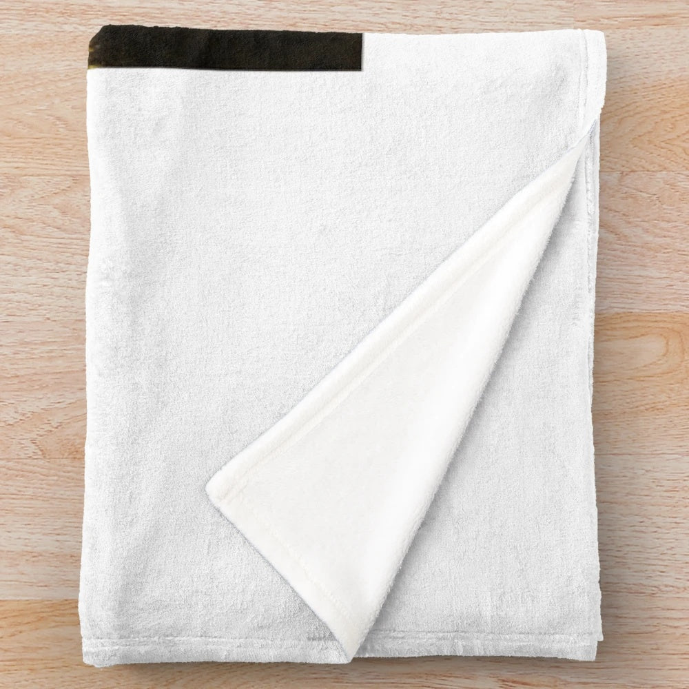 Soft and plush blanket featuring a wolf design, inspired by the classic movie "Dances with Wolves