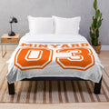 Cozy plush blanket featuring the Palmetto State Foxes logo from The Foxhole Court series