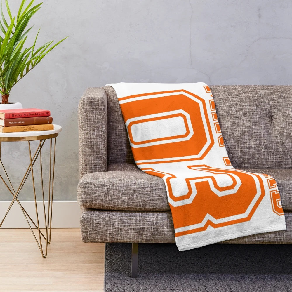 Cozy plush blanket featuring the Palmetto State Foxes logo from The Foxhole Court series