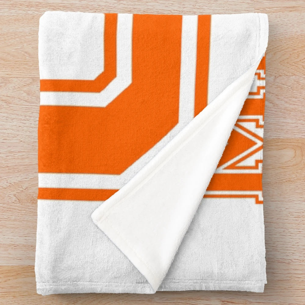 Cozy plush blanket featuring the Palmetto State Foxes logo from The Foxhole Court series
